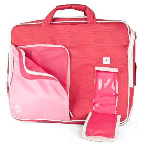 Laptop Shoulder Bag 13-inch for Acer Swift 3 14", Chromebook 314 Spin 514, Spin 3 14" (Pink)2
