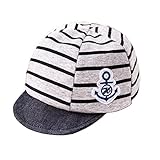 Jewby Newborn Handmade Hat, Cotton Soft Cap for Babies 3-12 Months (Grey)