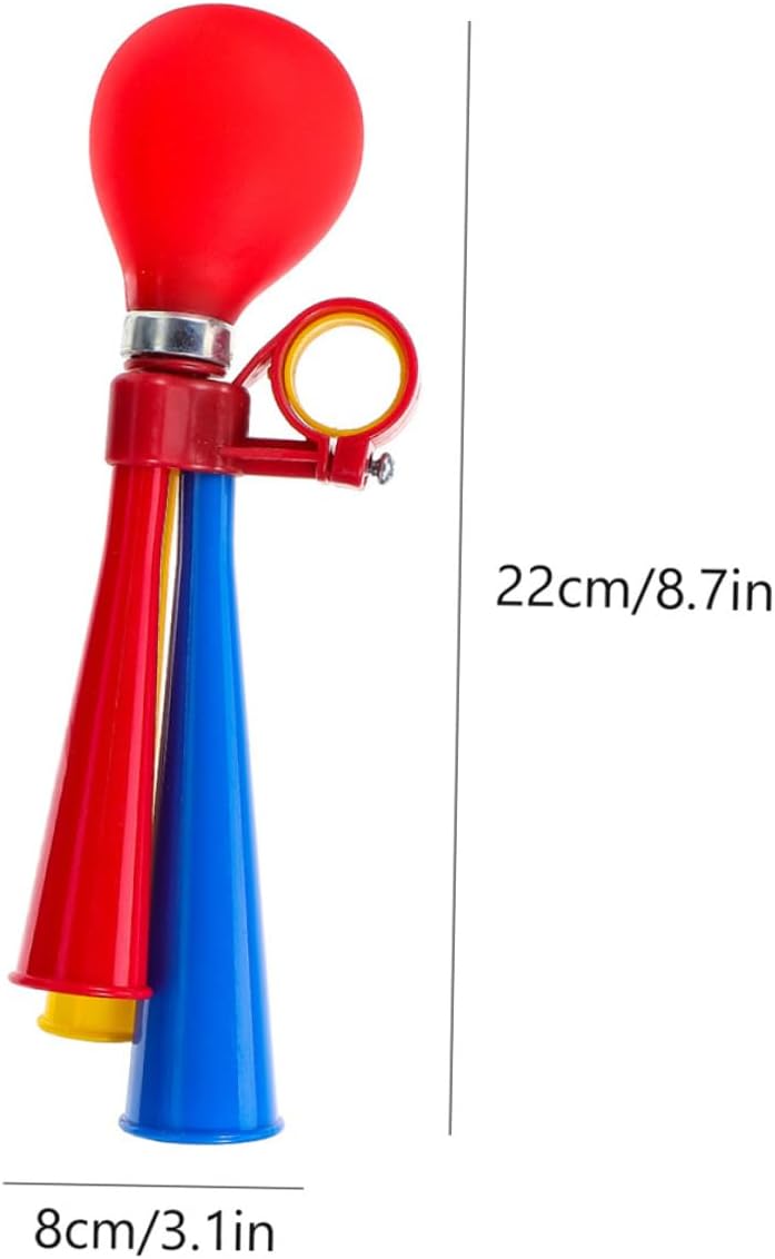 3pcs Professional Bike Horns for Bicycle Handlebar, Wear-Resistant Multi-Function Portable Cycling Horns, Suitable for Mountain Bikes and Outdoor Riding Accessories Random Color