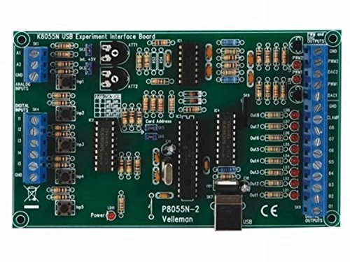 Preisvergleich Produktbild VELLEMAN - K8055N USB-Experimentier-Interfaceplatine 840484