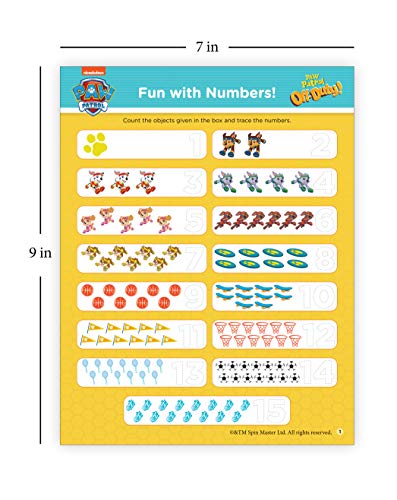 Image of Nickelodeon Paw Patrol - Off Duty! Fun Learning Set | Wipe & Clean Mats, Coloring Sheets, Stickers, Certificate & Pen | Ages 3-7 | Learn Through Play with Your Favorite Pups