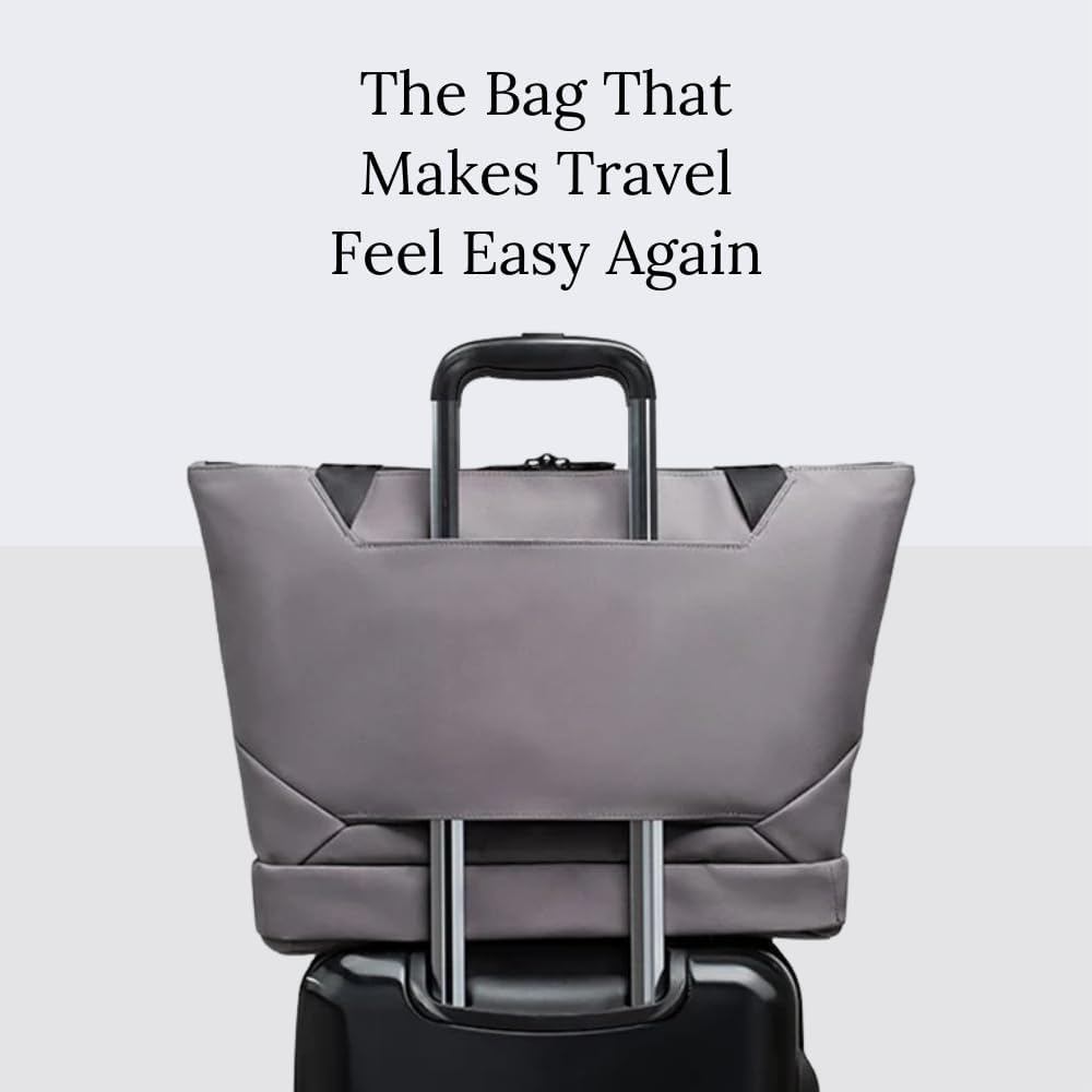 Knack Expandable Laptop Tote Alloy Gray - Image 7