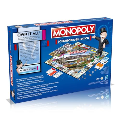 Winning Moves Loughborough Monopoly Board Game, Tour around the board, buy, sell and trade your way to success - Image 3