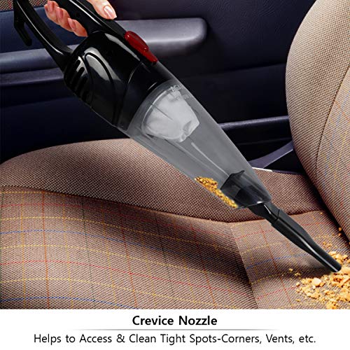 Image of AGARO Regal Handheld Vacuum Cleaner, Lightweight & Durable Body, Small /Mini Size(Black) & Regal Plus Upright Vacuum Cleaner, 2-in-1, Handheld &Stick for Home & Office Use, 800 Watts, Home Use, Combo