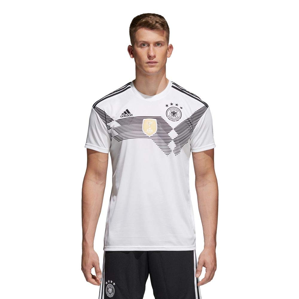 adidas Herren Dfb Home 2018 Trikot, Weiß (White/Black), L EU