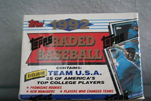 1992 Topps Traded MLB Baseball set