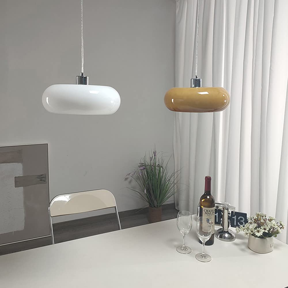 Jadssox Moderne Glas-Hängelampe Kücheninsel Pendelleuchte Deckenleuchte, nordische Metall-Hängeleuchten E27 Mini-Kronleuchter für Esszimmer, Wohnzimmer, Schlafzimmer, Café-Bar