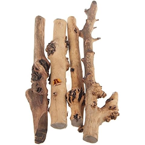 emours Reptile Décor Natural Forest Branch Terrarium Wood Aquarium Ornament, 4 Pack Cover