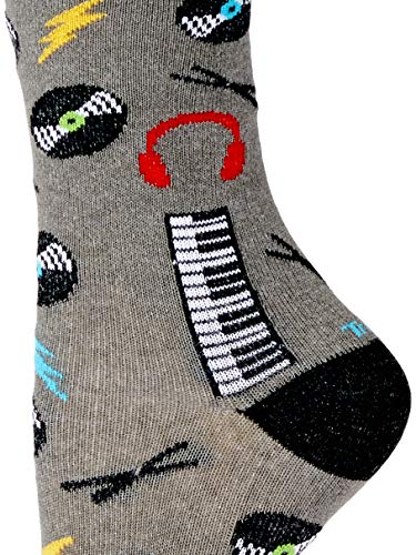 Kit Com 3 Meias Km Cl Desenhada, Trifil, Meninos, Cinza/Preto/Azul, 23-26