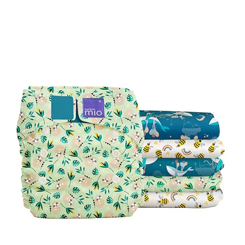 Bambino Mio, miosolo set de pañales de tela, selva tropical, 6 unidades