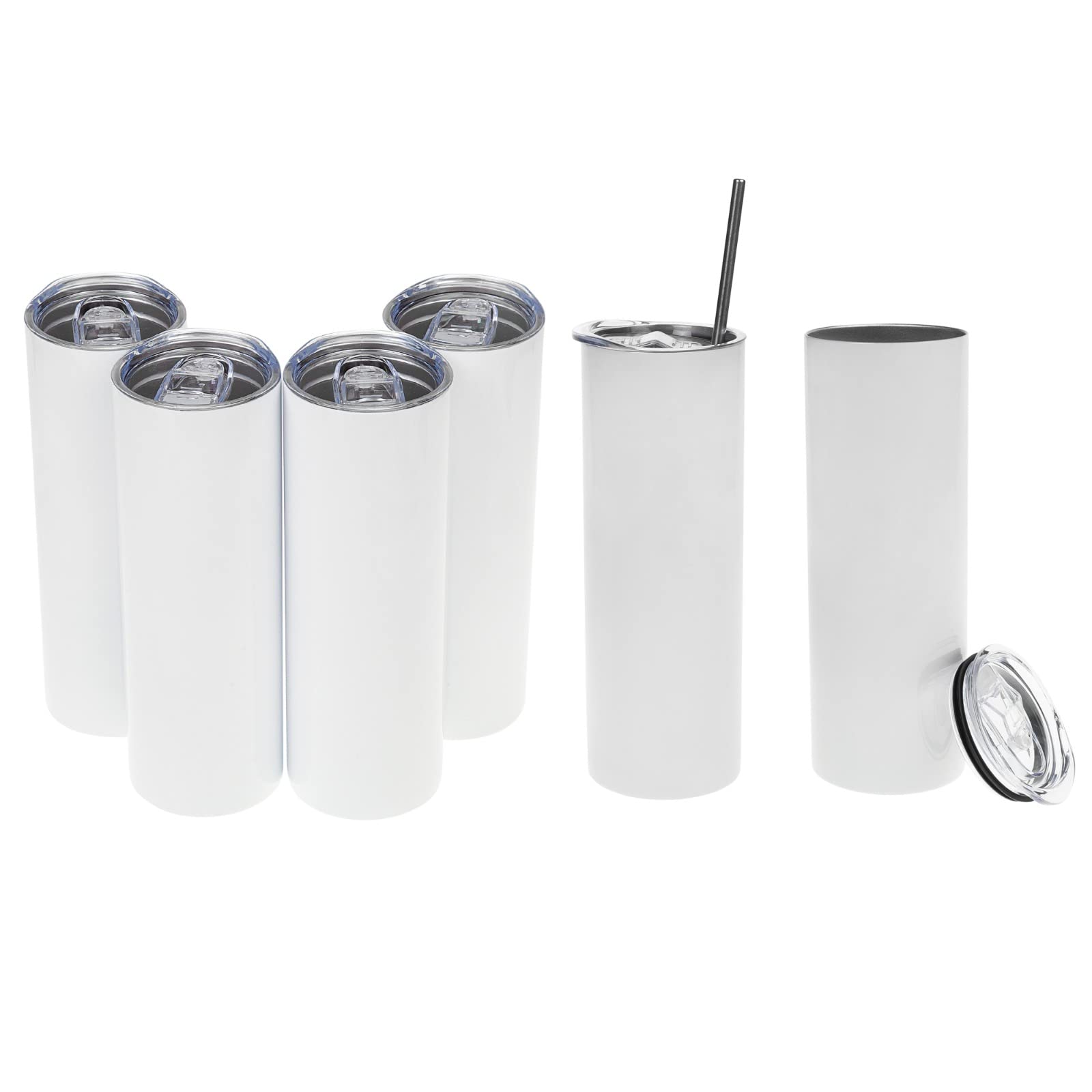 Buy 6 Pack Sublimation Tumblers 20 oz Skinny AERI369 Stainless Steel