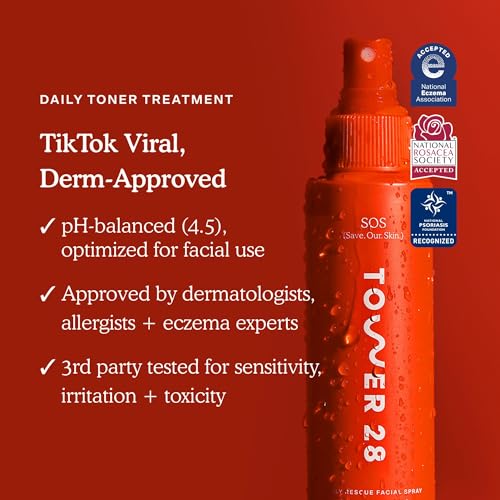 Image of Tower 28 SOS Daily Rescue Soothing Hypochlorous Acid Spray for Face (16 oz)
