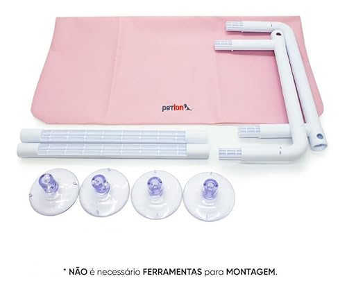 Petlon Cama De Janela Para Gatos Petlon - Rosa