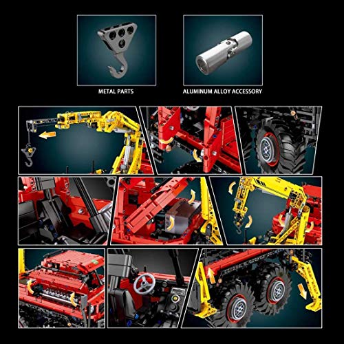 n.g. Home Decor Technic Offroad Truck Modellbausatz 24 GHz Ferngesteuerter Truck Modellbausatz 3068 Teile Baustein… – Bild 5