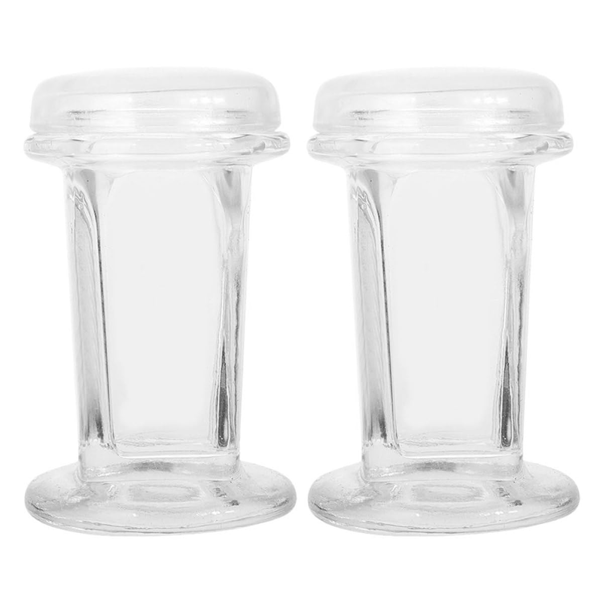 2 Stück Glas Färbebehälter mit 5 Objektträger Kapazität Buntglasgefäß für Labor und Zuhause Glas Objektträger Aufbewahrung mit Breiter Anwendung