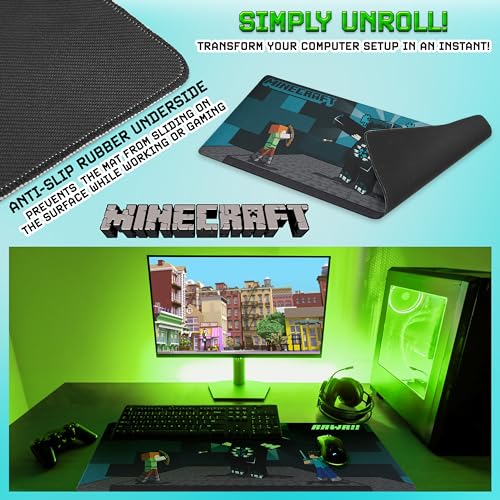 Minecraft Desk Pad for Kids and Teenagers