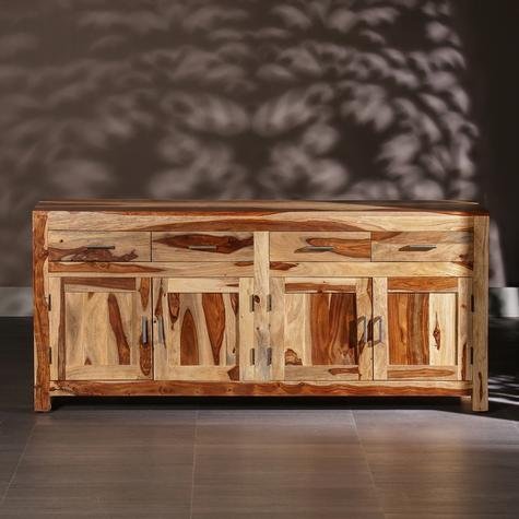 Aprodz Solid Wood Dolyna Sideboard Storage Cabinet for Living Room