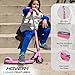 Hover-1 Lunar Kids Folding Kick Scooter with Color-Changing LED Light Up Wheels, Foot Brake, Adjustable Height Handle, and Light Weight Design