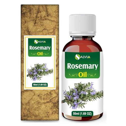 Image of Salvia Rosemary Oil (Rosmarinus officinalis) Essential Oil for Aromatherapy & DIY Blends - Herbal Oil for Skincare, Massage & Fragrance Use - 50 ml / 1.69 fl oz