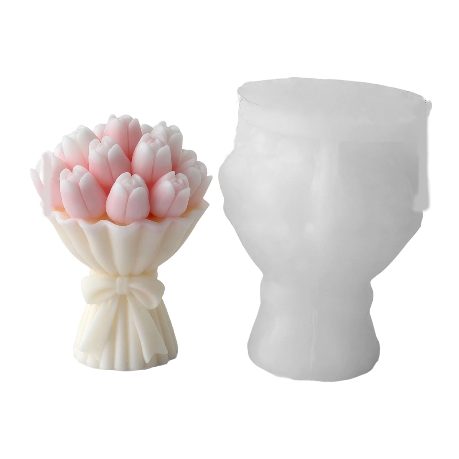 CAZSTYK Flexible Heat Tolerant Tulips Bouquet Silicone for Party Supplies and Crafting