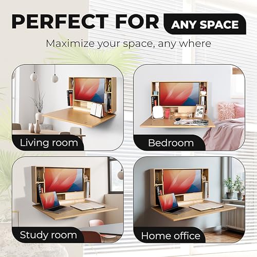 Image of ARROWSTONE Wall Mounted Desk (36-Inch)
