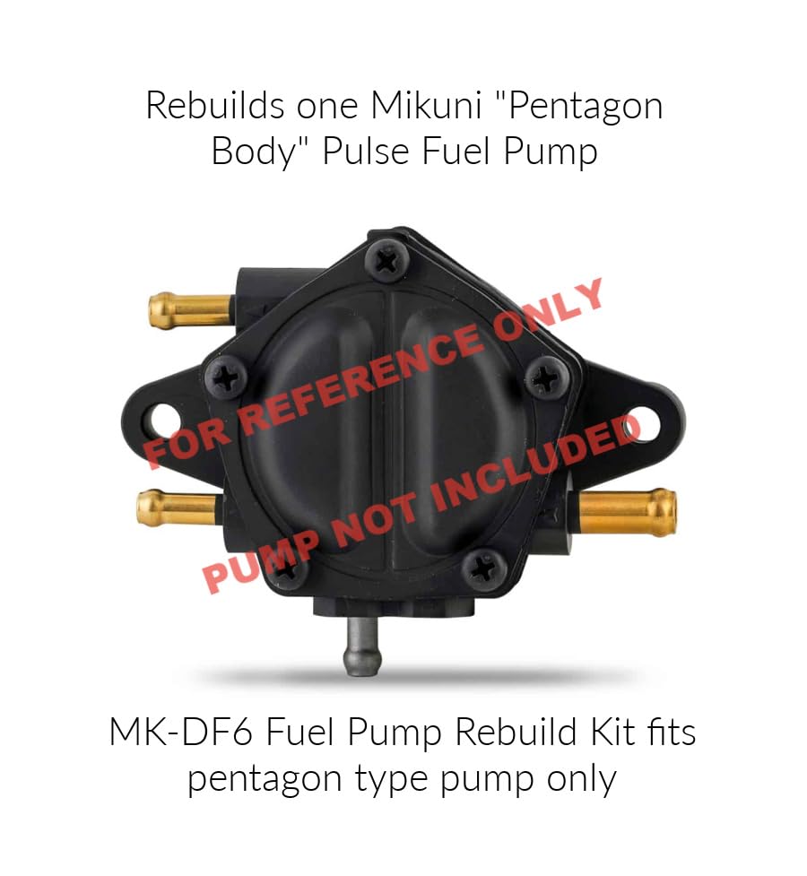 Amazon.com: Mikuni MK-DF62 Fuel Pump Rebuild Kit for Mikuni