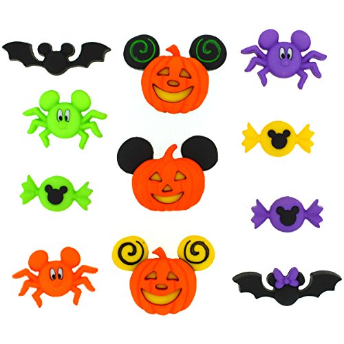Dress It Up 7922 Disney Button & Embellishments, Mickey & Minnie Halloween