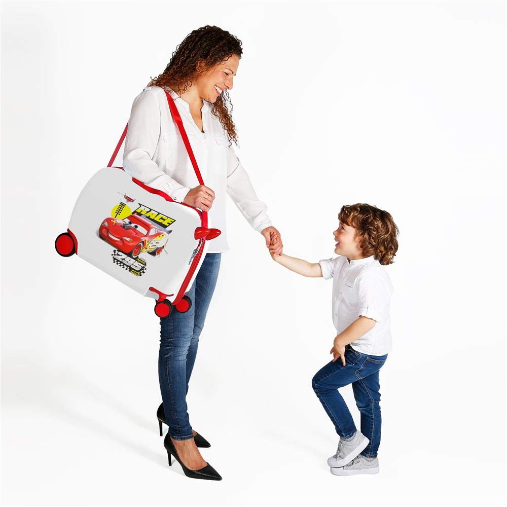 Disney, Cars Joy Maleta Infantil Multicolor 50x38x20 cms Rígida ABS Cierre combinación 34L 2,1 Kgs 4 Ruedas Equipaje de Mano