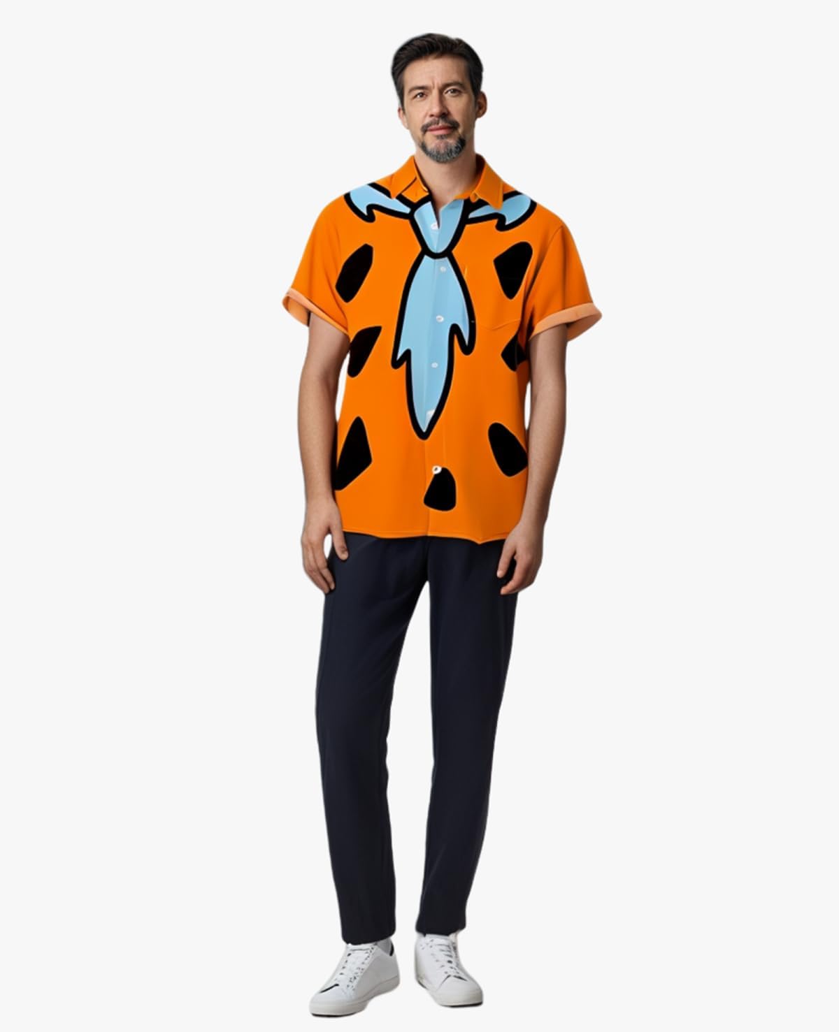 Bowling Shirts for Men Print Short Sleeve Regular Fit Hawaiian Casual Button Down Beach Shirts - Image 4