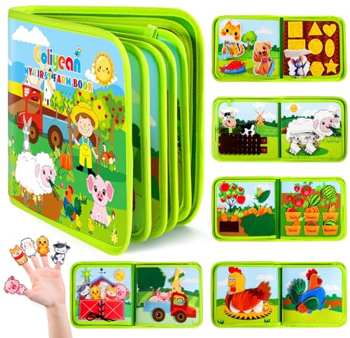 GOLIYEAN Busy Book for Toddlers 1-3, Montessori...