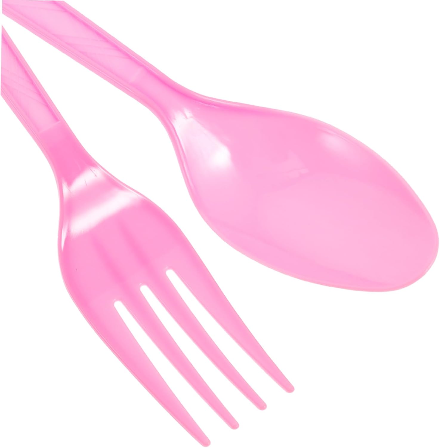 Xmas Fork Spoon Cutter Set, 3 Sets Plastic Party Cutlery