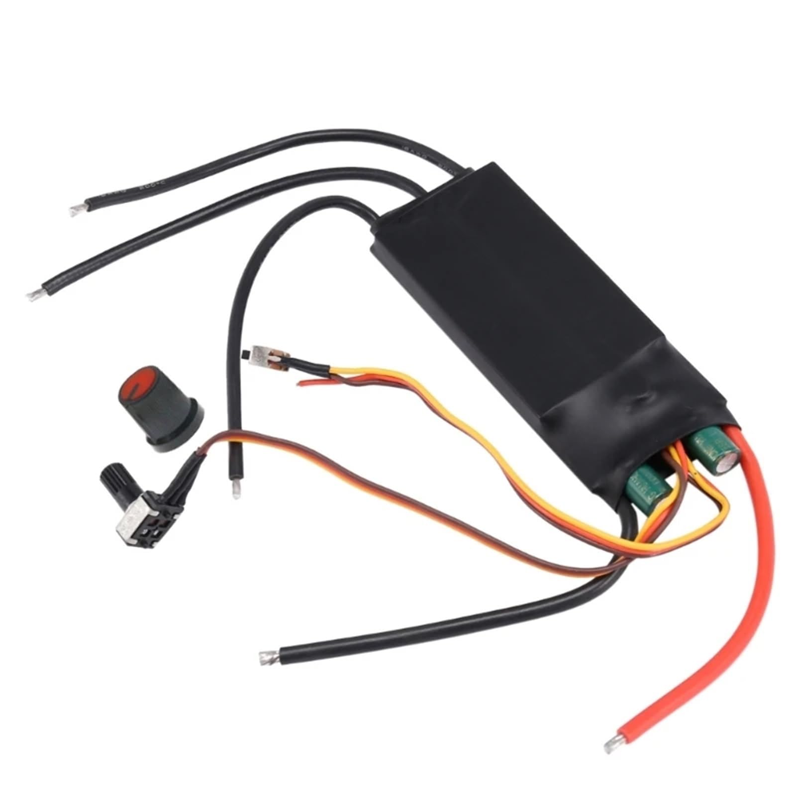 para 1000W BLDC Tablero De Controlador Sin Escobillas Trifásico con Interruptores Marcha Atrás Potenciómetro Regulación Velocidad Actualizaciones RC