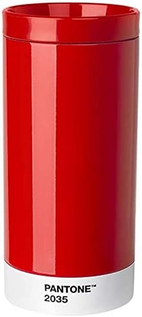 Copenhagen Design Pantone to Go, Stainless Steel Travel Mug/Thermo Cup, 430 ml, red, 2035 C, one Size