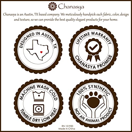 image for Chanasya Super Soft Fuzzy Faux Fur Throw Blankets - Fluffy Plush Light