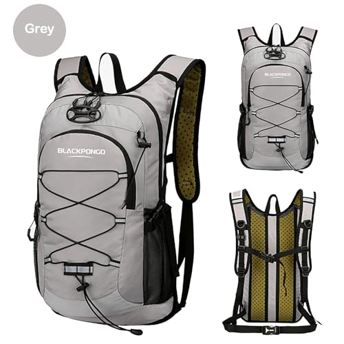 Mochila para ciclismo y senderismo 25L impermeable gris miniatura 2