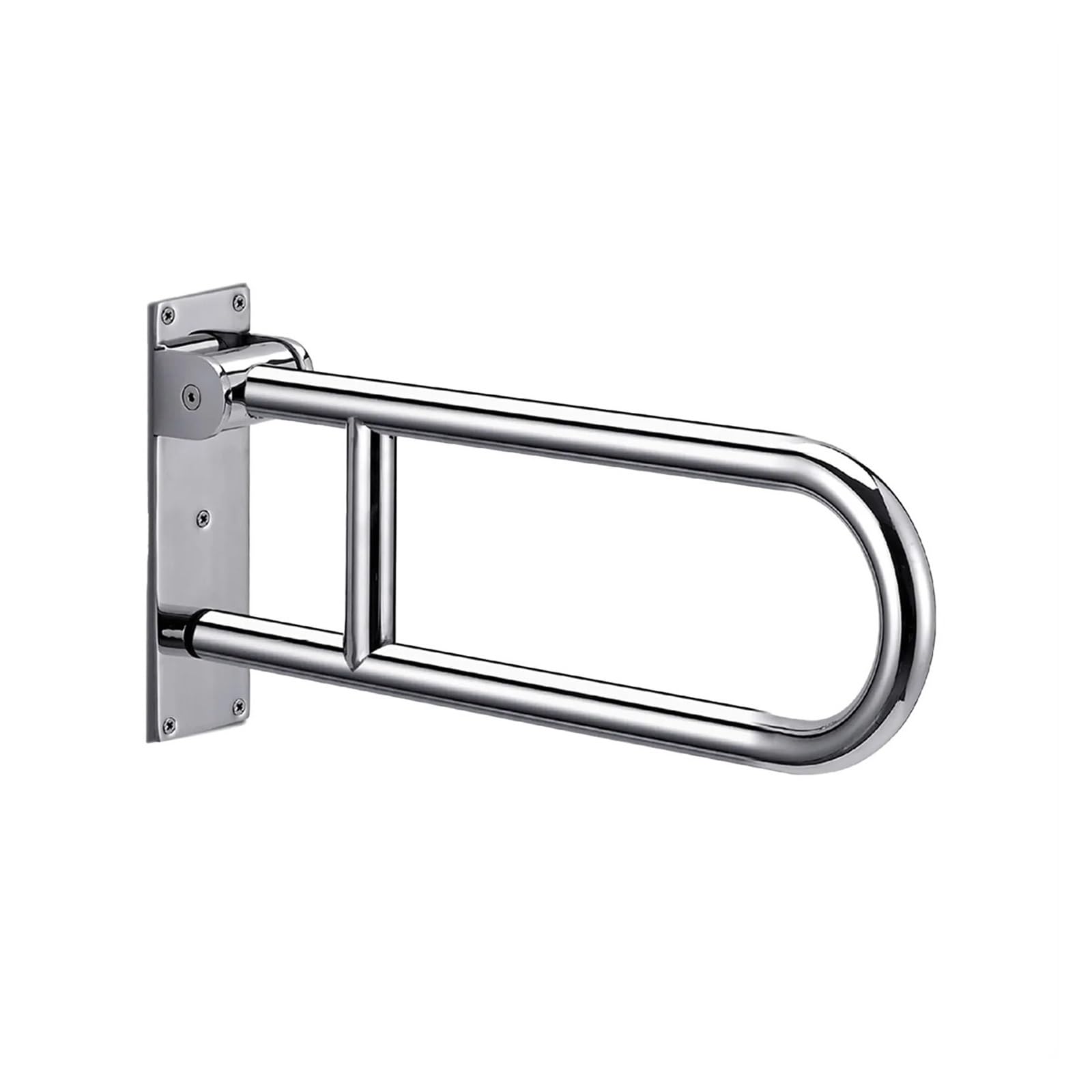 Padgcnor One Color Folding Bathroom Toilet Grab Rail Handicap Grab Bars Rails Easy Install Polished Stainless Steel Bathroom Safety Rail For Seniors Elderly Disabled