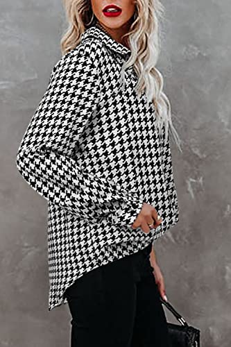 Magritta Women's Shirts Fashion Casual Loose Fit Long Sleeve Button Down Lightweight Collared Blouse Tops4