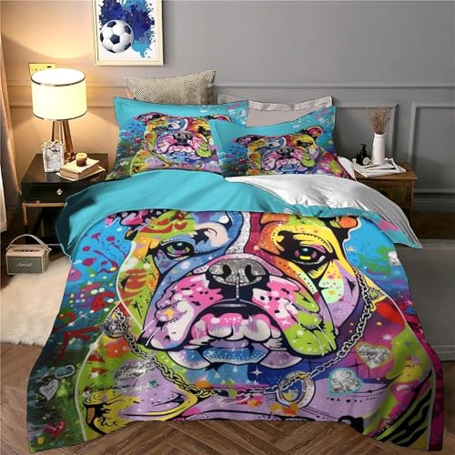 Housse de couette Taureau anti-acarien fermeture éclair lit double
