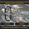 Dasbecan 330-9371 Universal Rear Disc/Drum Emergency Parking Brake Cable Complete Kit 110 Long Cables with 97 Long Sheath E-Brake Set Replace# 140-14415-R