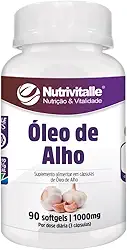 Óleo de Alho 1000mg 90 Softgels Nutrivitale
