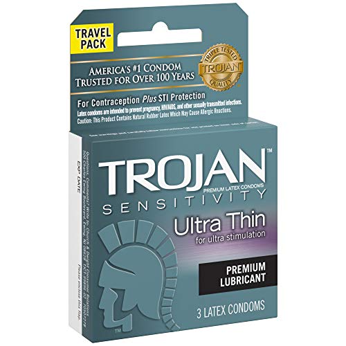 Trojan 550991 Sensitivity Ultra Thin Lubricated Condoms (Pack Of 1) 3 Count thumb #3