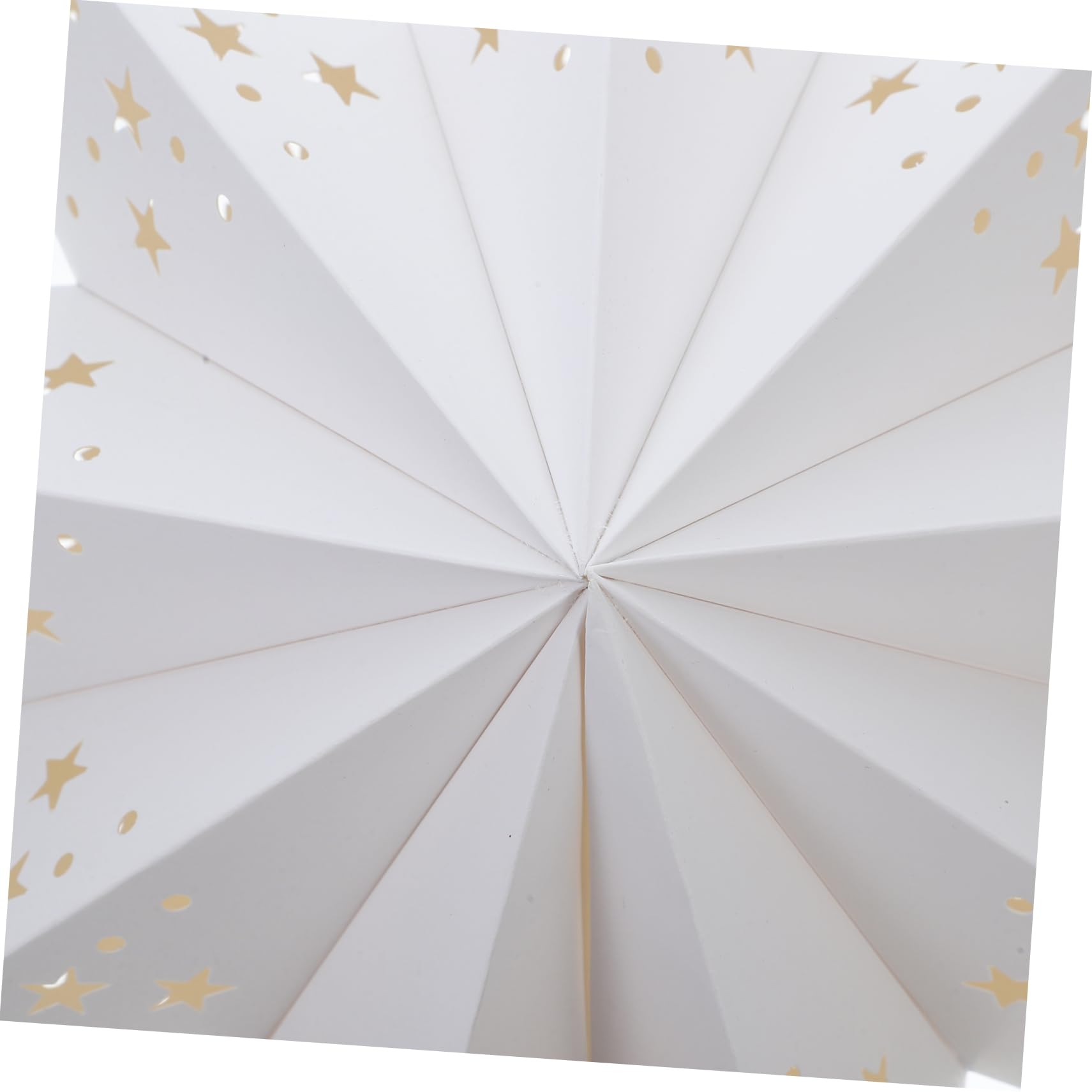 Lanterna Stella di Carta Bianca 45cm 3d Traforata 2 Pezzi