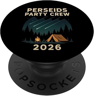 Perseids Meteor Shower Aug 11–13, 2026 Watch Party Crew PopSockets Adhesive PopGrip
