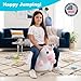 WALIKI Unicorn Hopper Ball | 20-Inch Deluxe Inflatable Jumping Ball with Handles | Magical Sit & Bounce Ride-On Toy for Girls Ages 6, 7, 8, and 9 | Fun Indoor/Outdoor Play