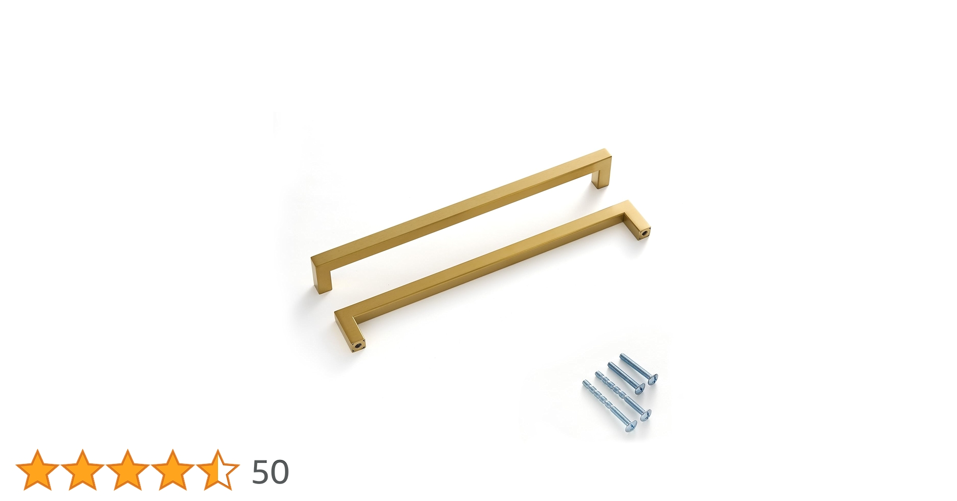 Aibeli Lot De 10 Poign Es De Placard De Cuisine Carr Es En Acier Inoxydable Et Cuivre Antique Avec Trou Central De 95 Cm~p128103079