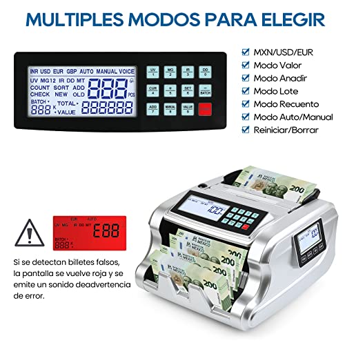 Mejores precios y opiniones de Contador billetes para comprar online. 15 Mejores precios y opiniones de Contador billetes para comprar online. 9