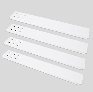 Countertop Support Bracket 4 Pack 16" Lx 2.5" W Hidden White Knee Wall Support Countertop Bracket 3/8" Thick Heavy Duty for Quartz/Granite/Wood/Concret Countertops Screws Included - Amazon product rated Grade A