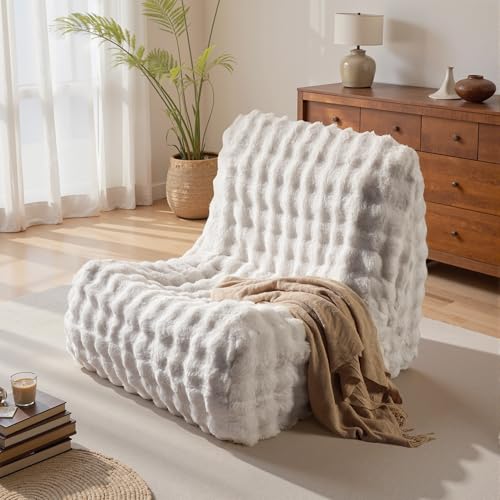 Bean Bag Chair,Withe Oversized Bean Bag Chair for...