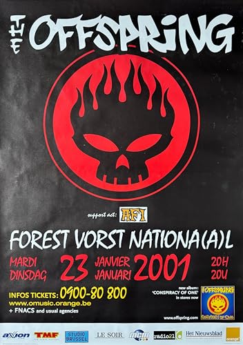 Poster original The Offspring 2001 ravivez vos souvenirs punk rock