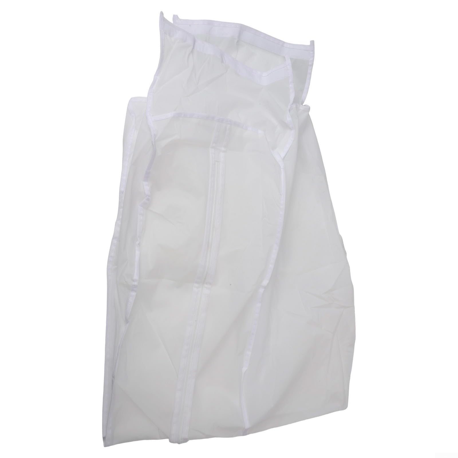 Hanging Garment Storage Bag with Transparent Breathable Clothes Dust Protection Cover for Suits Dresses Seasonal Travel Wardrobe Organization